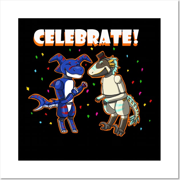 Celebrate! Wall Art by Shapeshifter Merch